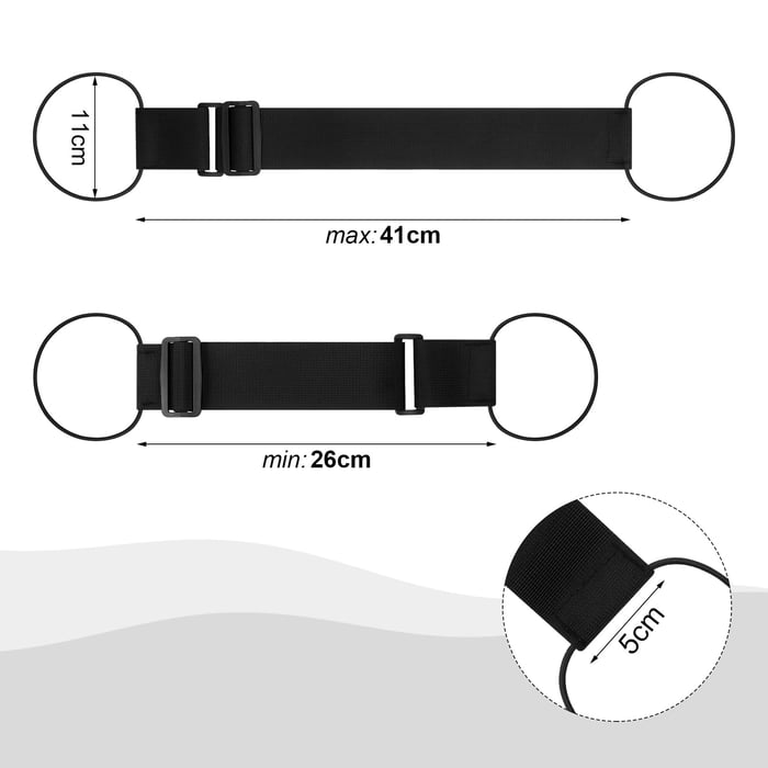 Suitcase Strap Adjustable Elastic Universal Fit Set of 2