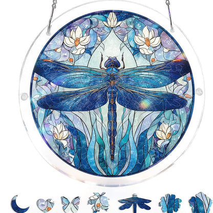 Sun Catcher Round Acrylic Rainbow Reflections