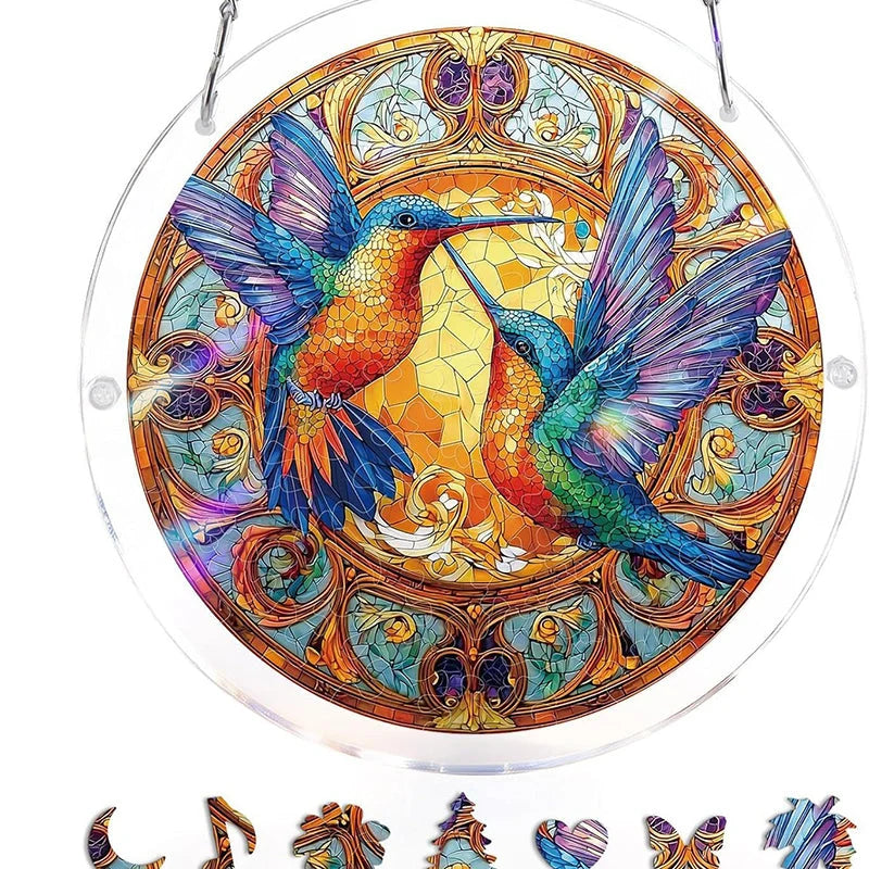 Sun Catcher Round Acrylic Rainbow Reflections
