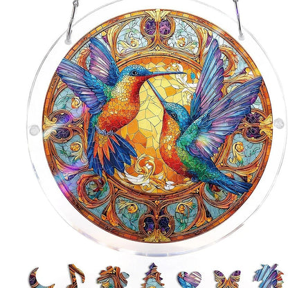 Sun Catcher Round Acrylic Rainbow Reflections