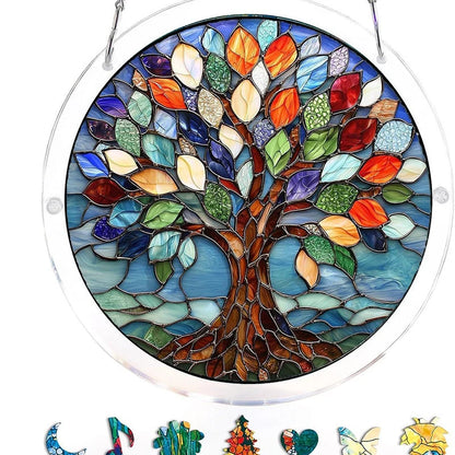 Sun Catcher Round Acrylic Rainbow Reflections