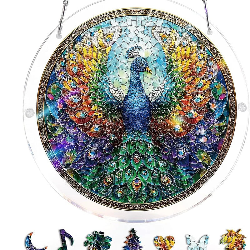 Sun Catcher Round Acrylic Rainbow Reflections