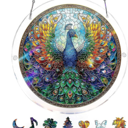 Sun Catcher Round Acrylic Rainbow Reflections