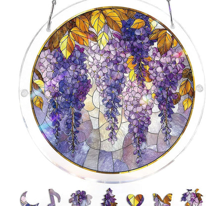 Sun Catcher Round Acrylic Rainbow Reflections