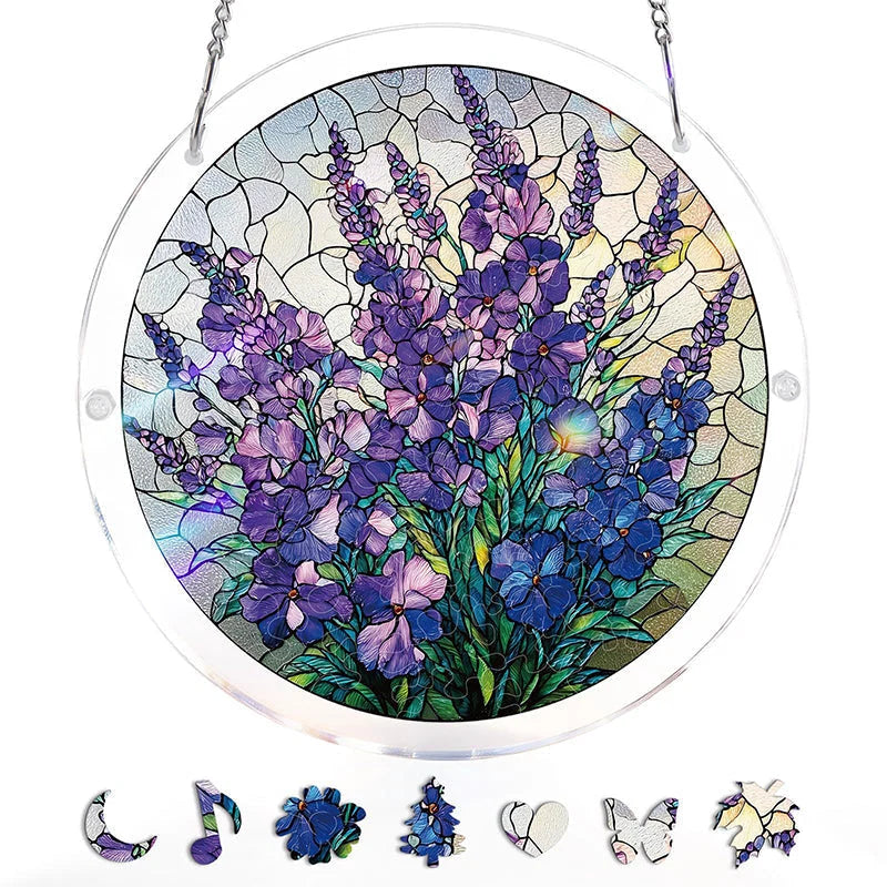 Sun Catcher Round Acrylic Rainbow Reflections
