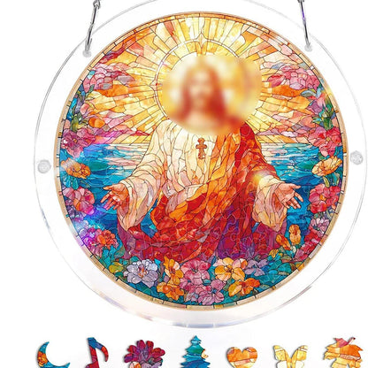 Sun Catcher Round Acrylic Rainbow Reflections