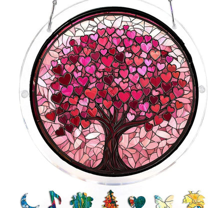 Sun Catcher Round Acrylic Rainbow Reflections