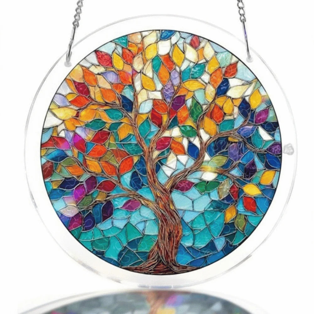 Sun Catcher Round Acrylic Rainbow Reflections