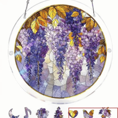 Sun Catcher Round Acrylic Rainbow Reflections