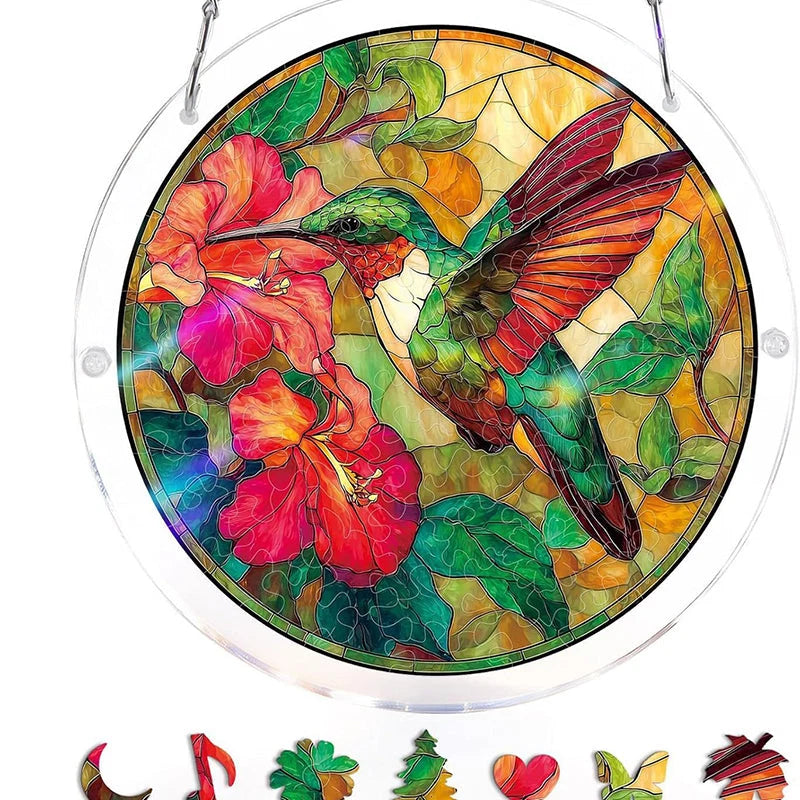 Sun Catcher Round Acrylic Rainbow Reflections