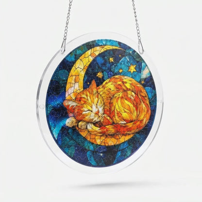 Sun Catcher Round Acrylic Rainbow Reflections
