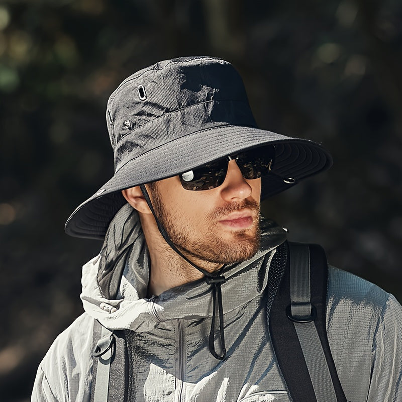 Sun Hat UPF 50 Wide Brim Breathable Mesh