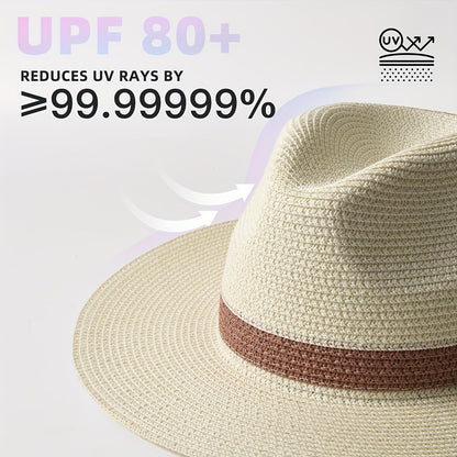 Sun Hat Wide Brim Breathable Crochet UV Protection