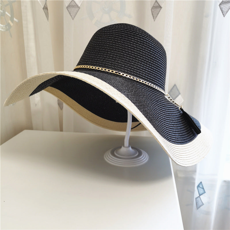 Sun Hat Wide Brim Straw UV Protection