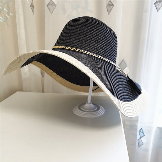 Sun Hat Wide Brim Straw UV Protection