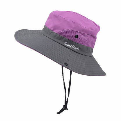 Sun Hat Wide Brim UPF 50+ Adjustable Chin Cord