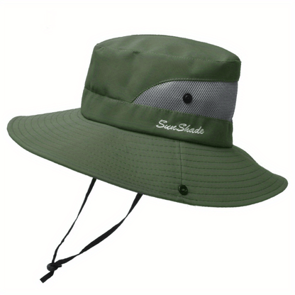 Sun Hat Wide Brim UPF 50+ Adjustable Chin Cord