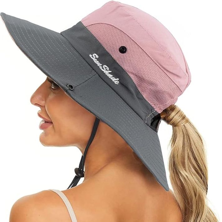 Sun Hat Wide Brim UPF 50+ Adjustable Chin Cord