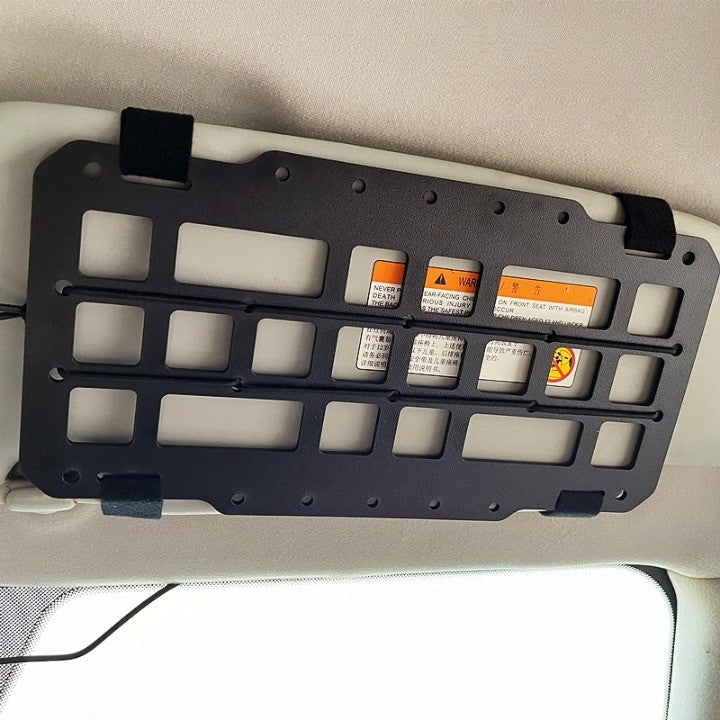 Sun Visor Organizer Multi-Compartment Universal Fit & Tool-Free Installation