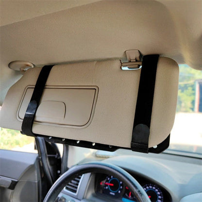 Sun Visor Organizer Multi-Compartment Universal Fit & Tool-Free Installation