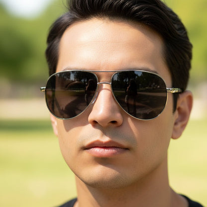 Sunglasses Classic Aviator Lightweight UV Protection