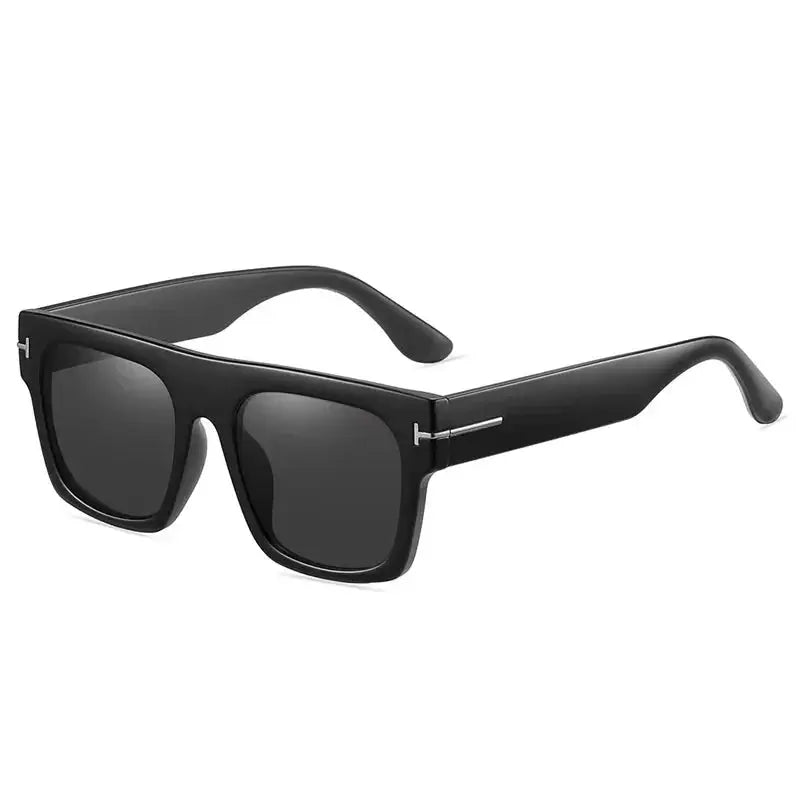 Sunglasses Oversized Square Flat-Top Lightweight PC Frame
