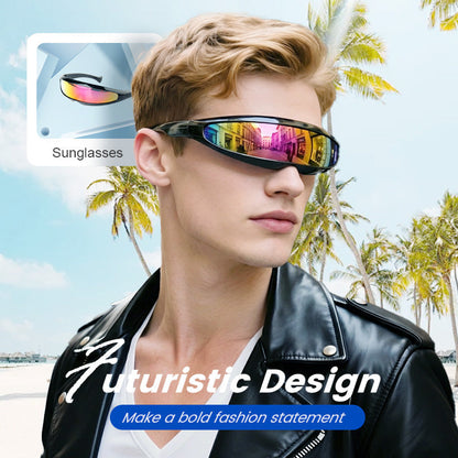 Sunglasses Panoramic Single-Lens Ultra-Light UV Protection
