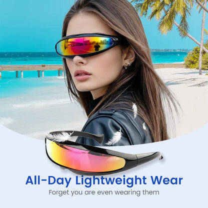 Sunglasses Panoramic Single-Lens Ultra-Light UV Protection