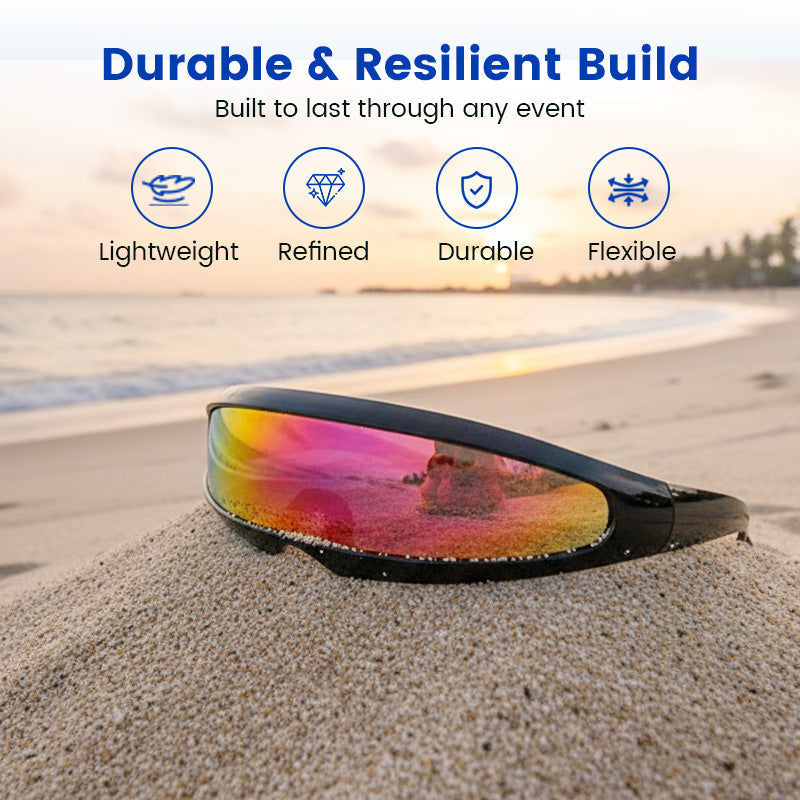 Sunglasses Panoramic Single-Lens Ultra-Light UV Protection