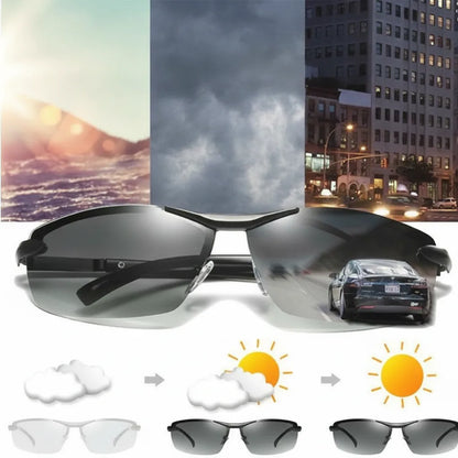 Sunglasses Photochromic & Polarized UV400 Adjustable Fit