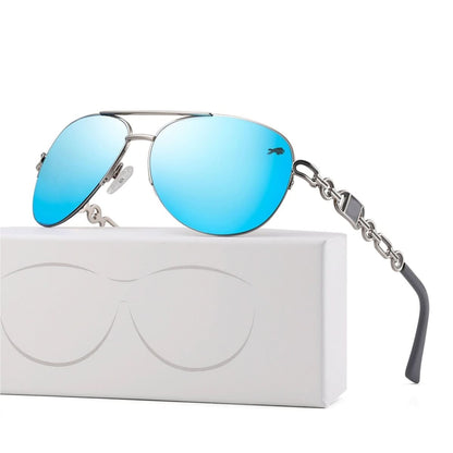 Sunglasses Polarized Lenses UV400 Chain Temple