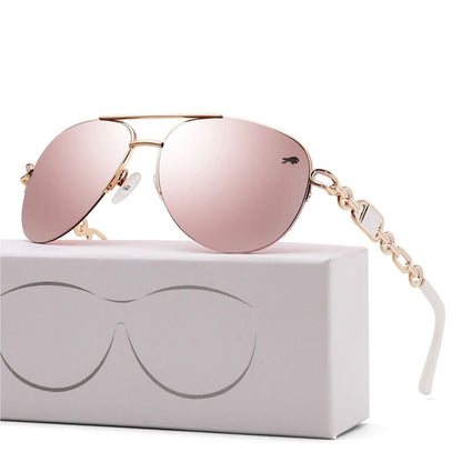 Sunglasses Polarized Lenses UV400 Chain Temple