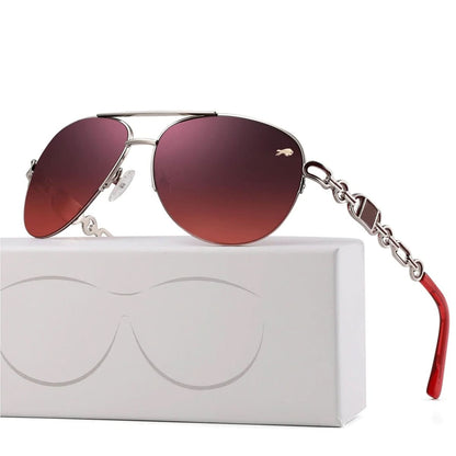 Sunglasses Polarized Lenses UV400 Chain Temple