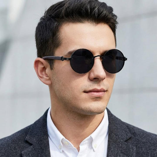 Sunglasses Round Retro UV400 Metal Frame