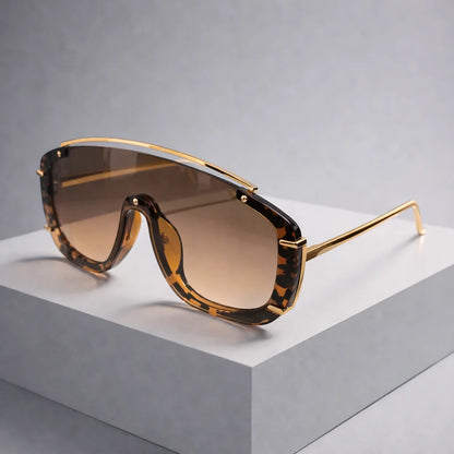 Sunglasses Sculpted Frame & Metal Accents 100% UV Protection