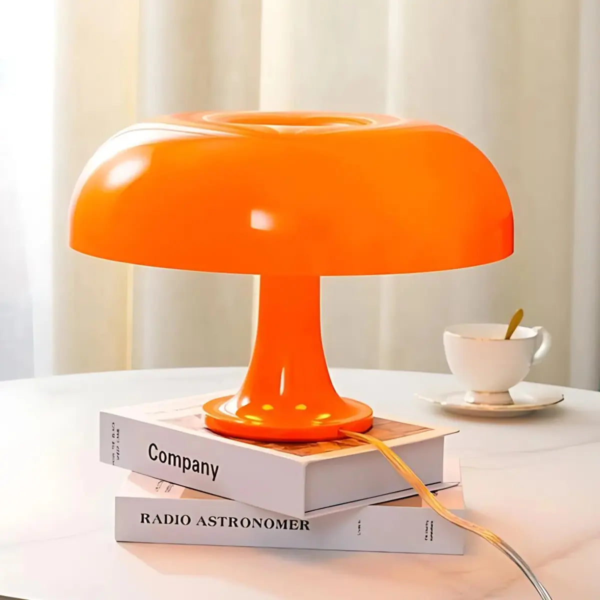 Table Lamp Bauhaus Inspired Dome Shade Replaceable LED
