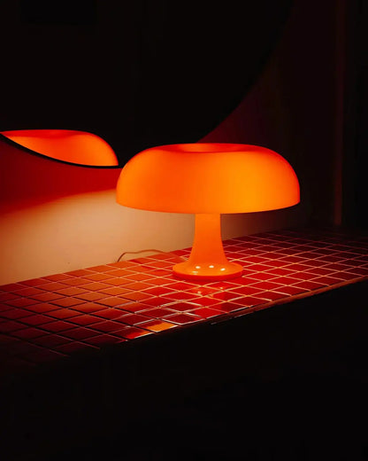 Table Lamp Bauhaus Inspired Dome Shade Replaceable LED