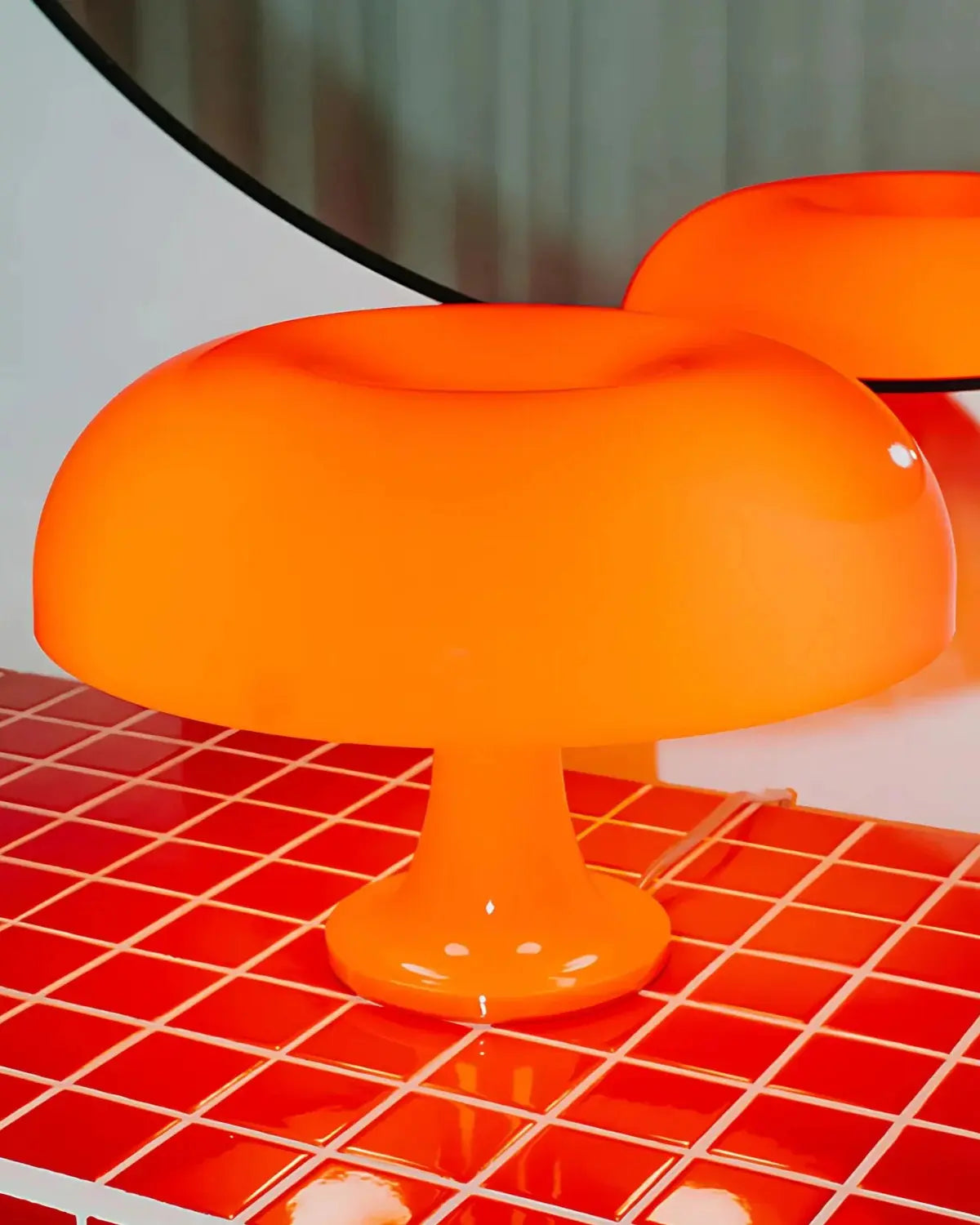 Table Lamp Bauhaus Inspired Dome Shade Replaceable LED