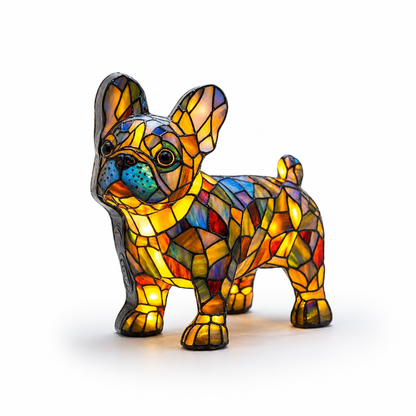 Table Lamp Dog Breed Silhouette LED USB Night Light