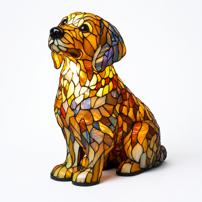 Table Lamp Dog Breed Silhouette LED USB Night Light