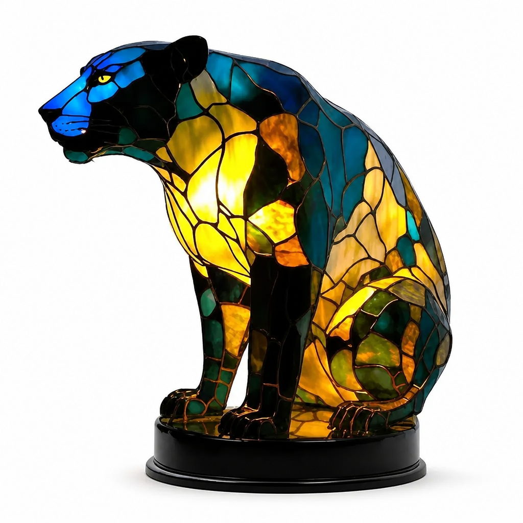 Table Lamp Dog Breed Silhouette LED USB Night Light