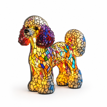 Table Lamp Dog Breed Silhouette LED USB Night Light