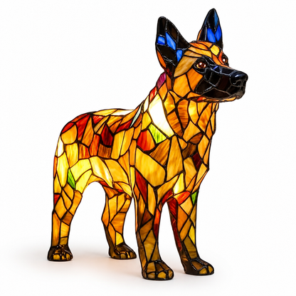 Table Lamp Dog Breed Silhouette LED USB Night Light