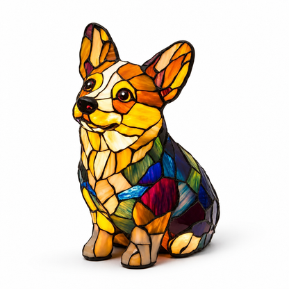 Table Lamp Dog Breed Silhouette LED USB Night Light