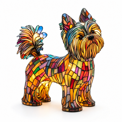 Table Lamp Dog Breed Silhouette LED USB Night Light