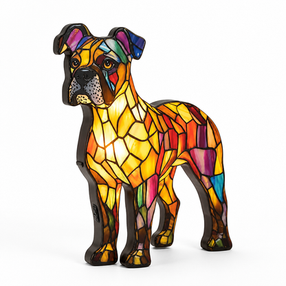 Table Lamp Dog Breed Silhouette LED USB Night Light
