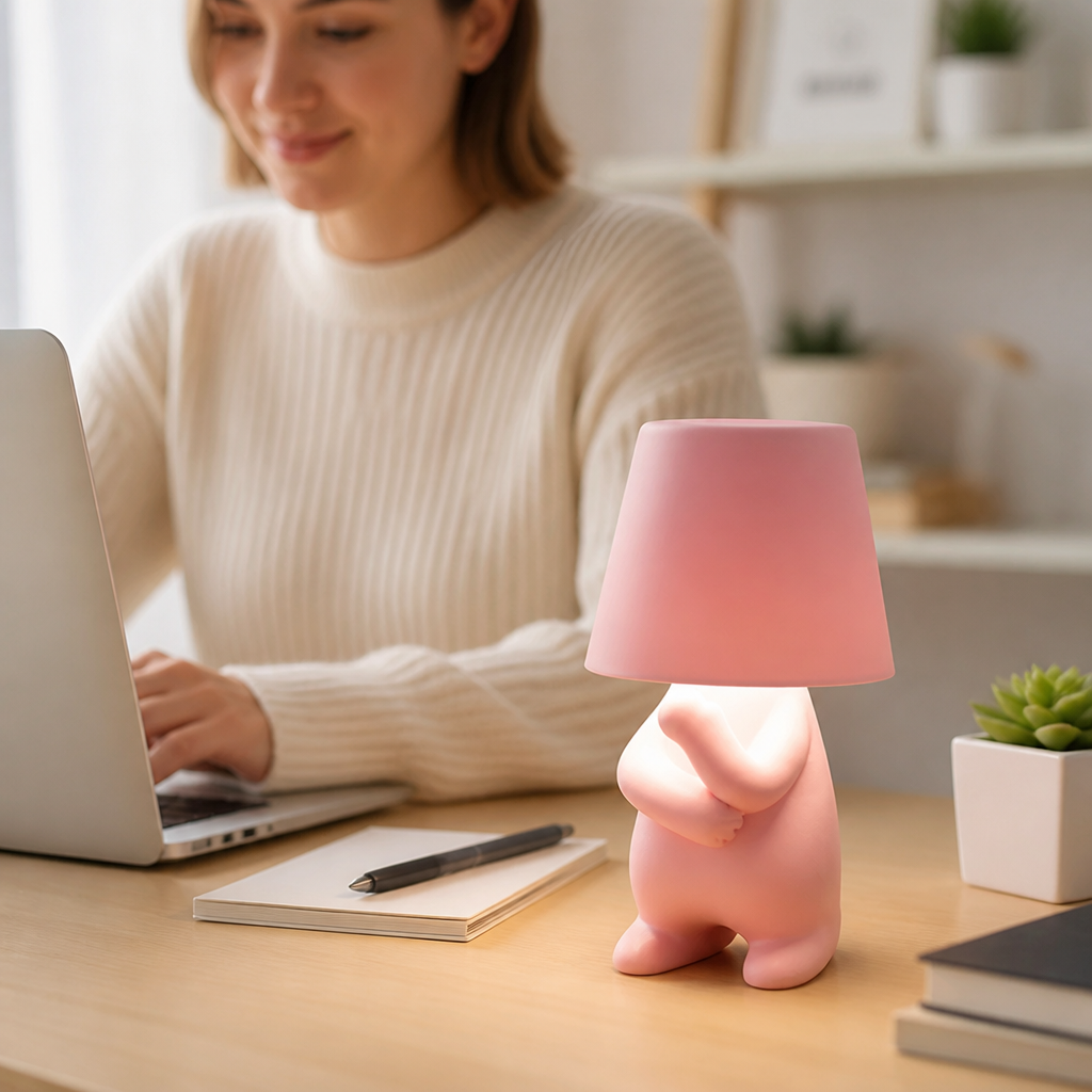 Table Lamp Figure-Shaped Rechargeable LED