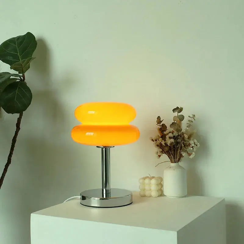 Table Lamp Glass Integrated LED Soft Even Glow