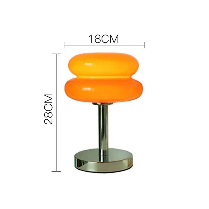 Table Lamp Glass Integrated LED Soft Even Glow
