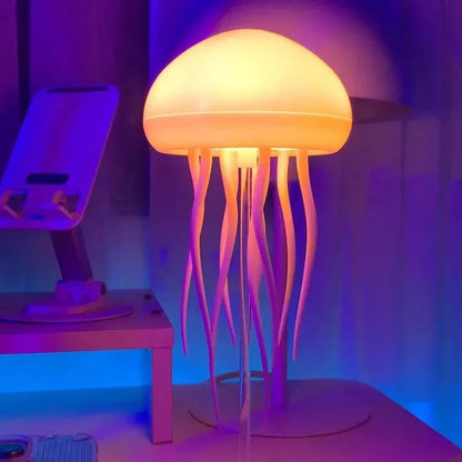 Table Lamp Jellyfish Color-Changing Touch & Sound Control